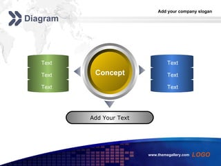 Diagram Concept Add Your Text Text Text Text Text Text Text 