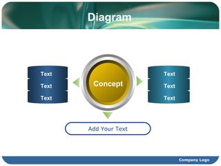 Diagram Concept Add Your Text Text Text Text Text Text Text 
