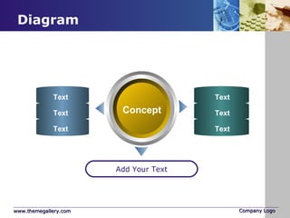 Diagram Concept Add Your Text Text Text Text Text Text Text 