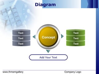 www.thmemgallery Company Logo
Diagram
Concept
Add Your Text
Text
Text
Text
Text
Text
Text
 