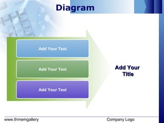 www.thmemgallery Company Logo
Diagram
Add Your Text
Add Your Text
Add Your Text
Add YourAdd Your
TitleTitle
 