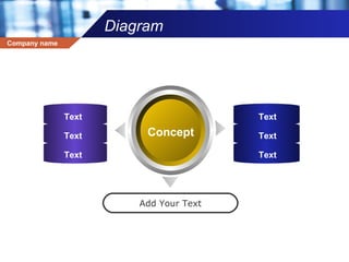 Diagram Concept Add Your Text Text Text Text Text Text Text 