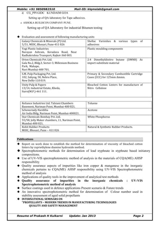 New Resume PHK | PDF