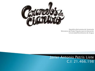 Javier Antonio Petris Liste
C.I: 21.466.198
 