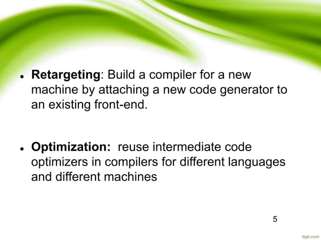 COMPILER DESIGN AND CONSTRUCTION | PPT
