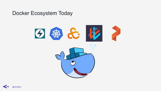Docker Ecosystem Today
@ravilach
 
