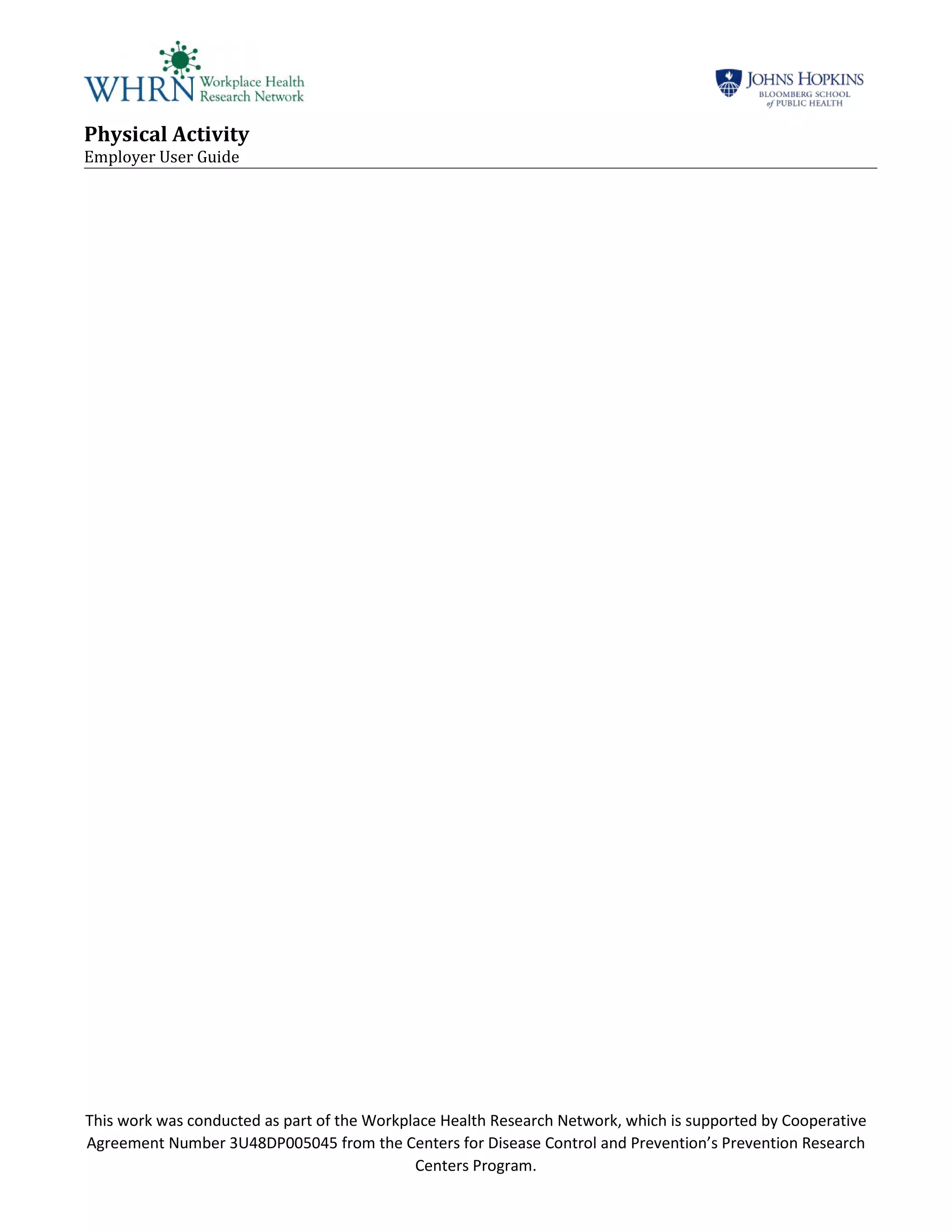 Cdc physical activity employer guide pdf