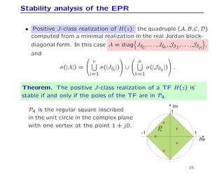 STATE SPACE REPRESENTATION OF A CLASS OF MIMO SYSTEMS VIA POSITIVE ...