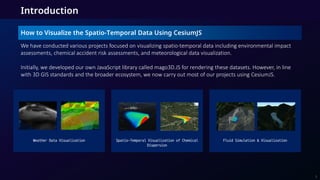 How to Visualize the Spatio-Temporal Data Using CesiumJS | PDF
