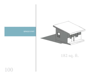 100
SINGLE UNIT
182 sq. ft.
 