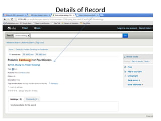 Details of Record