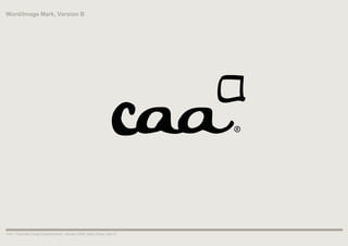 Brand Identity, Example for 1st Design Session