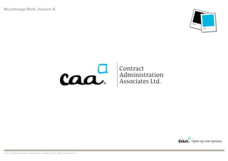 Brand Identity, Example for 1st Design Session