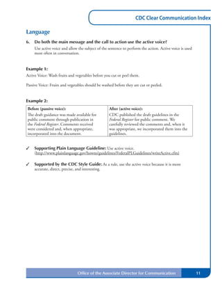 Cdc communication index | PDF