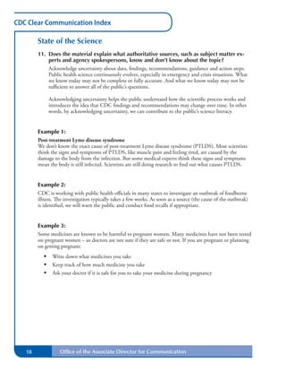 Cdc communication index | PDF