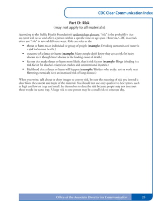 Cdc communication index | PDF