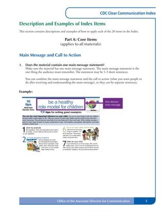 Cdc communication index | PDF