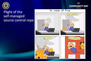 Plight of the
self-managed
source control repo
 