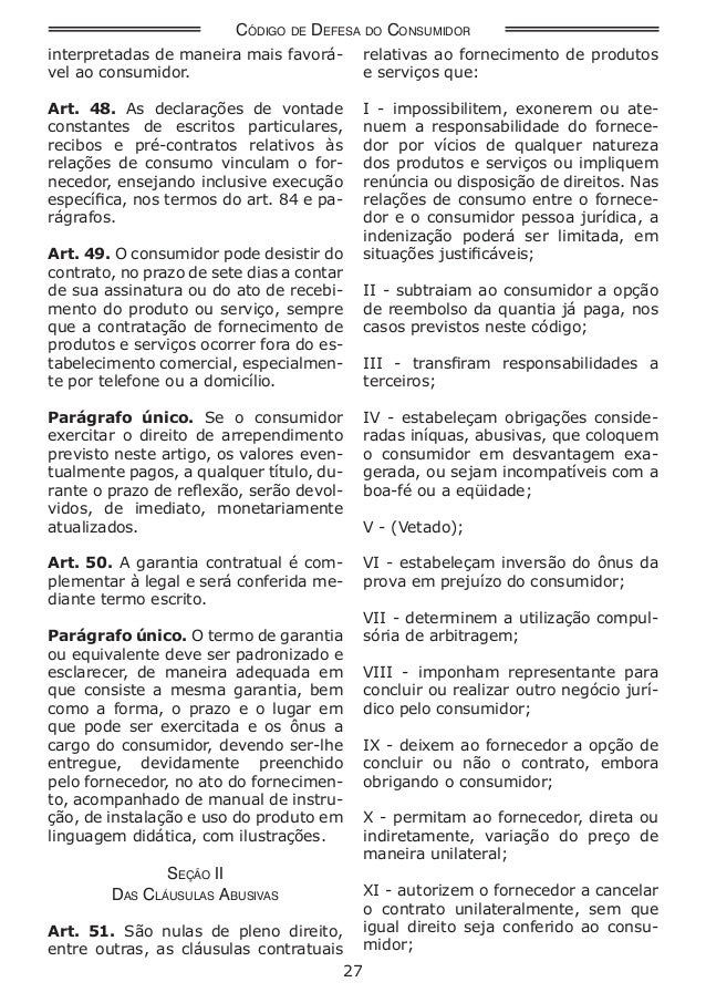 Artigo 28 cdc