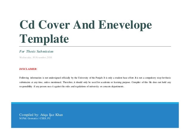 cd covers template