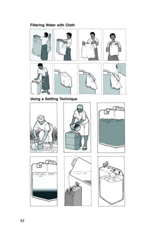 Filtering Water with Cloth




      Using a Settling Technique




42

 