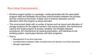 Unit 3 Symbol Table and Run Time Environment | PDF