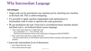 Unit 4 Part I Intermediate Code Generation in Compiler Design | PDF