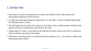 Unit 4 Part I Intermediate Code Generation in Compiler Design | PDF