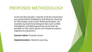 Cancer Detection and Diagnosis Using Machine Learning | PPTX