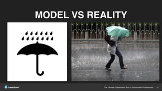 The Ultimate Collaboration Tool for Construction Professionals. 12
MODEL VS REALITY
 
