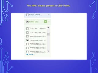 The MMV data is present in CDD Public
 
