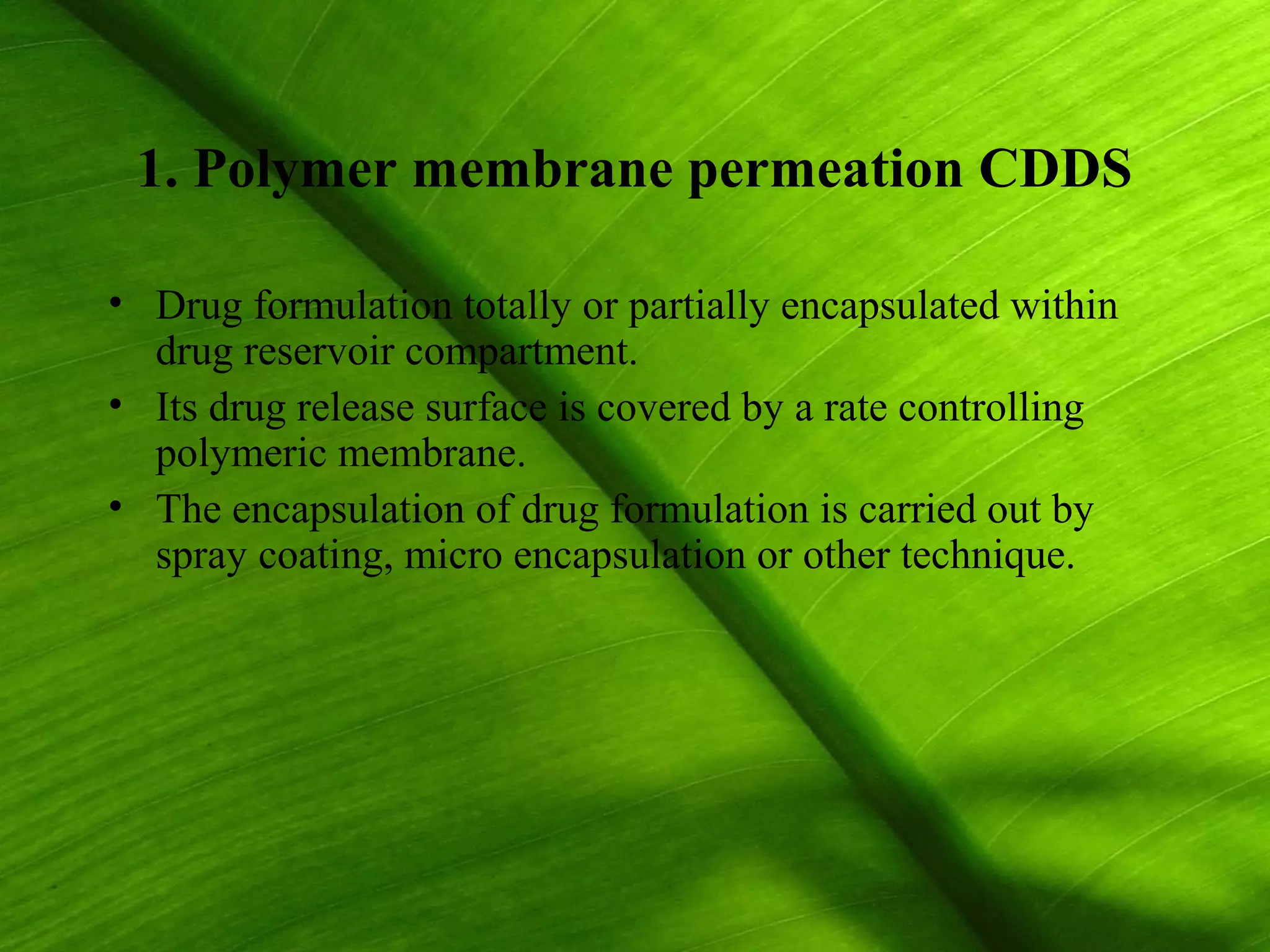 CONTROLLED DRUG DELIVERY SYSTEMS | PPT