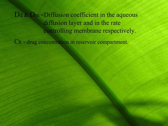 CONTROLLED DRUG DELIVERY SYSTEMS | PPT | Chemistry | Science
