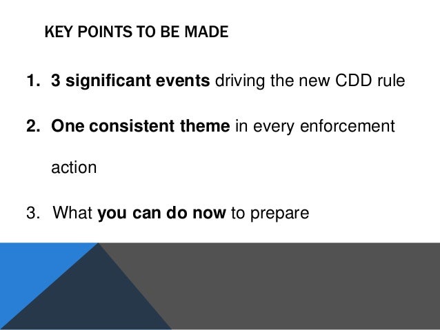 Final Cdd Rule How We Got Here And What To Do Now