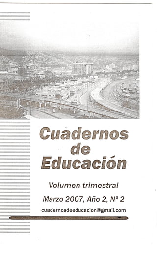 Cuadernos de Educación MAR-MAY 2007(año1) nº2