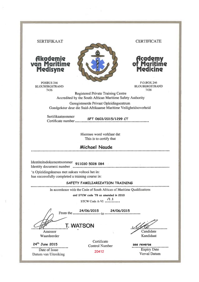 SAFETY FAMILIARIZATION TRAINING | PDF