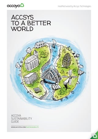 ACCOYA
SUSTAINABILITY
GUIDE
www.accoya.com/sustainability
ACCSYS
TO A BETTER
WORLD
modified wood by Accsys Technologies
 