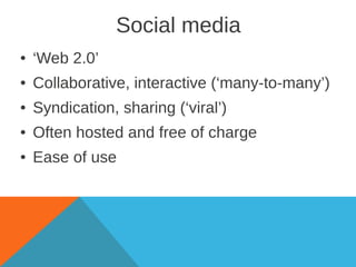 CDEACF and social media