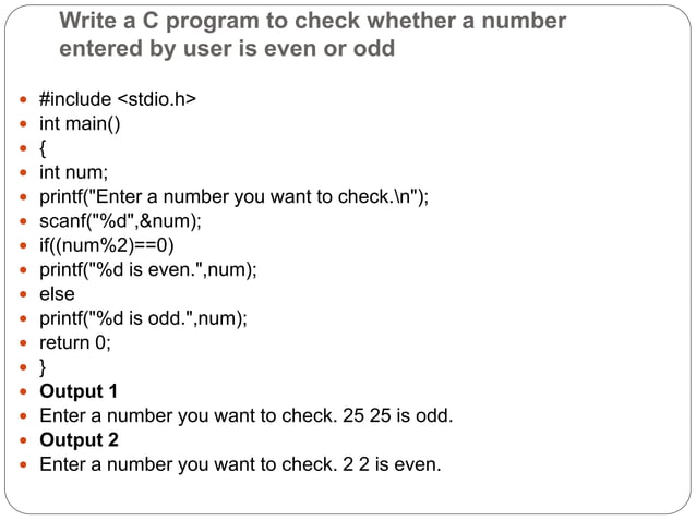 C decision making and looping. | PPTX | Programming Languages | Computing