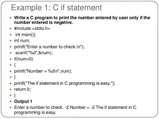 C decision making and looping.