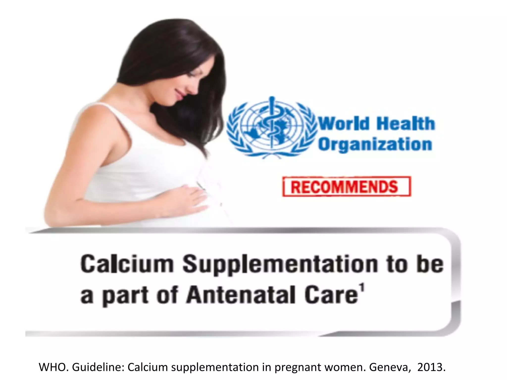 Calcium and Vitamin D Supplementation in Pregnancy | PPT