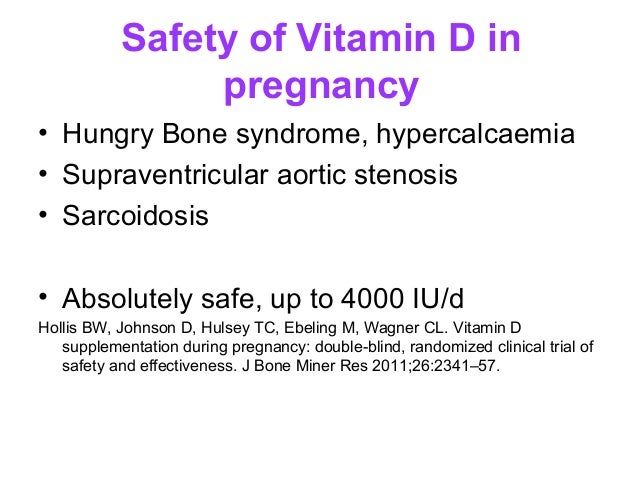 Calcium And Vitamin D Supplementation In Pregnancy