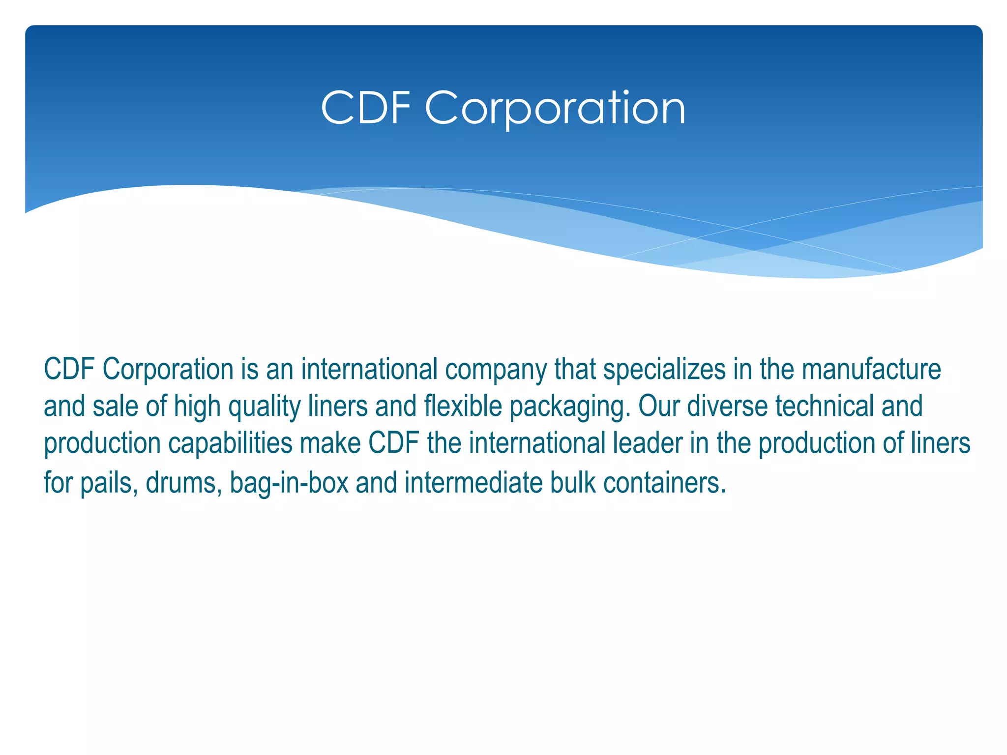 CDF Flexible Packaging | PDF