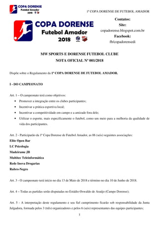 FUTEBOL - Campeonato Amador ganha aplicativo gratuito com informações sobre  as 12 equipes e dados de todas as partidas