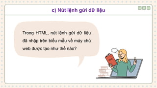 tạo bieu mau trong html de thiet ke form | PPTX