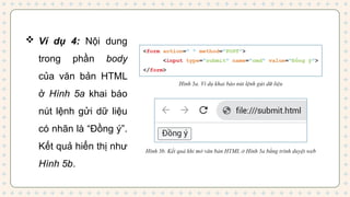 tạo bieu mau trong html de thiet ke form | PPTX