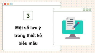 tạo bieu mau trong html de thiet ke form | PPTX