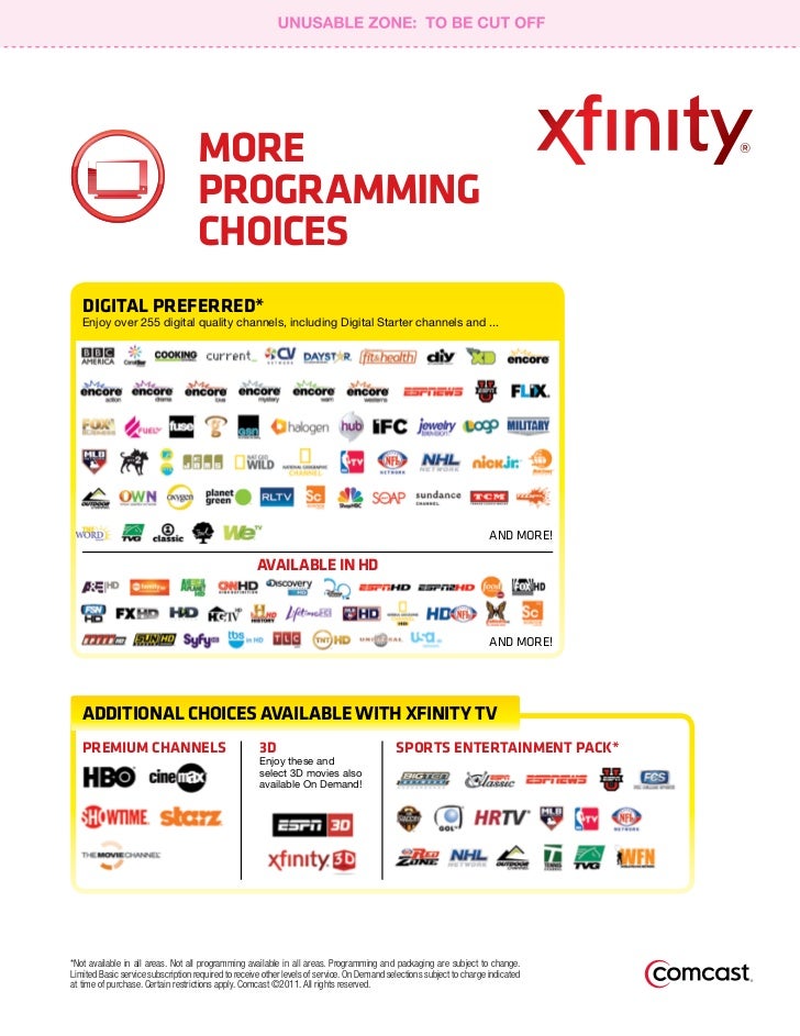 Diser Your Favourite Comcast Xfinity Packages Book Right Here By
