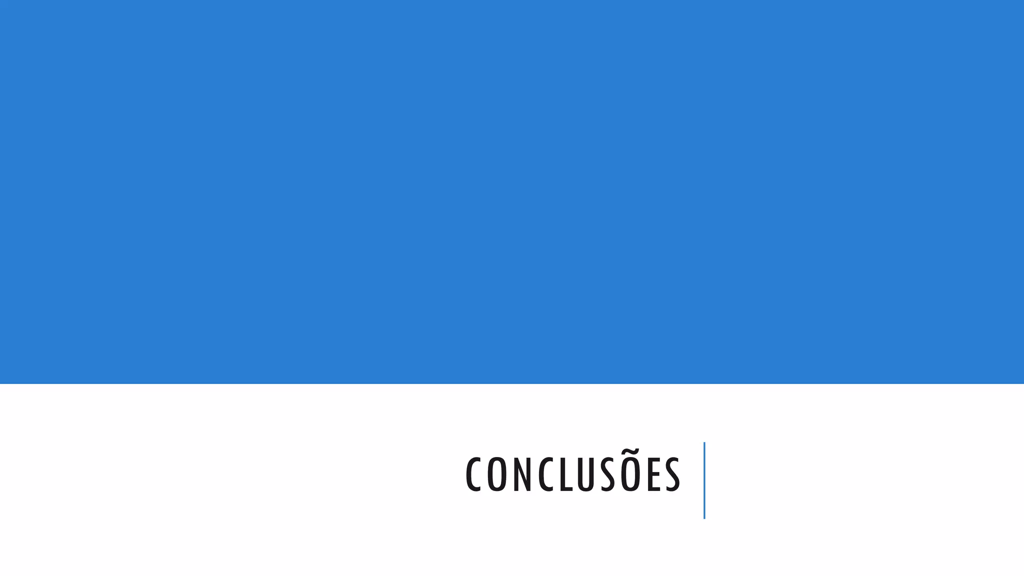 CONCLUSÕES
 