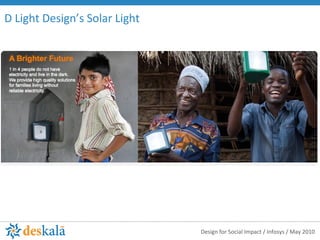 D Light Design’s Solar Light 